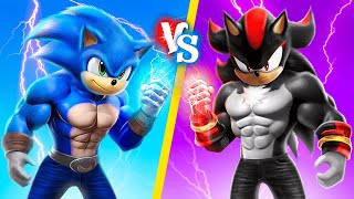 Sonic vs Shadow Sonic and Friends Save the World Sonic in Real Life [upl. by Edyth]