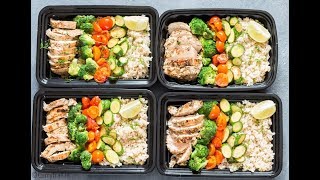 Chicken Brown Rice Meal Prep [upl. by Maryjo83]