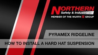 How To Install A Pyramex™ Ridgeline® Hard Hat Suspension [upl. by Keeryt390]