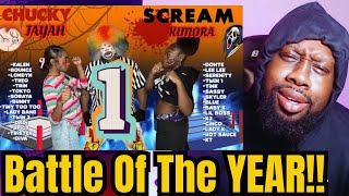 Jayah VS Kimora  Chucky vs scream ⬇️ PART 1 HALLOWEEN BATTLE  REACTION [upl. by Waterman626]