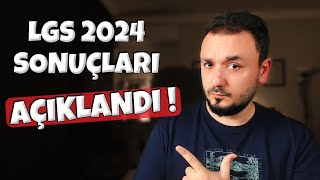 LGS 2024 Sonuçları AÇIKLANDI [upl. by Leribag]