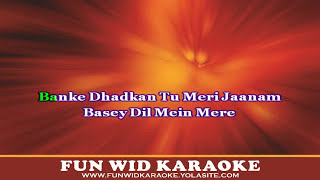 Tera Mera Pyaar Sanam Karaoke  Bombay Vikings amp Falguni Pathak  Fun Wid Karaoke  DJ Lolly [upl. by Juakn670]