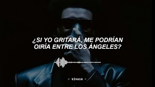 The Weeknd  Every Angel is Terrifying Sub Español [upl. by Hoyt334]