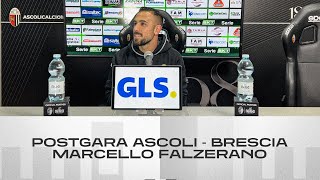 Marcello Falzerano  Postgara AscoliBrescia  Ascoli Calcio [upl. by Finnie515]