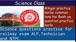 Science questions for railway exam Acid Base indicatorRailway ExamClass 9 [upl. by Gowrie]