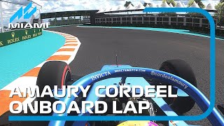 Onboard with Amaury Cordeel at Miami  2023 Miami Grand Prix  assettocorsa [upl. by Britni587]