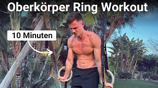 Oberkörper Ring Workout  Follow Along  Skin The Cat Dips und Klimmzüge [upl. by Harriman497]