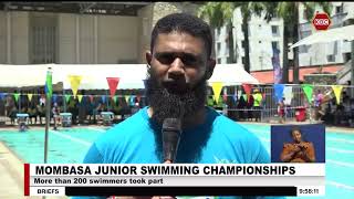 More than 200 swimmers take part in Mombasa County Swimming Association Junior Championship [upl. by Bohlen]