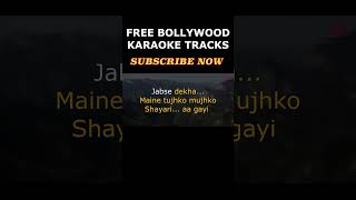 MAIN SHAYAR TO NAHI  karaoke unplugged cover omswastikmusic [upl. by Sirromal]