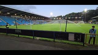 Oldham Athletic Fans singing away at FC Halifax Town 202425 Season [upl. by Marasco]