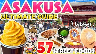 Asakusa Tokyo Latest Street Food Tour  Japan Travel Vlog [upl. by Pruter]