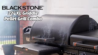 The New Blackstone 22quot XL Griddle Pellet Grill Combo [upl. by Nileak737]