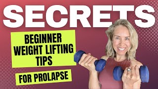 Beginner Weightlifting Tips for Prolapse or Bladder Leakage [upl. by Amii]