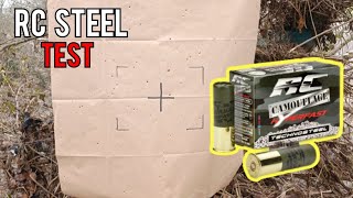 Cartucce RC camouflage hyperfast STEEL  test rosata [upl. by Bega488]