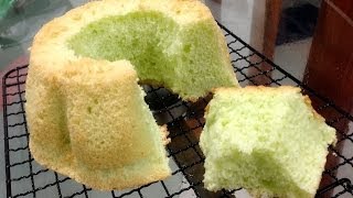 Pandan Chiffon Cake Recipe [upl. by Atekin]