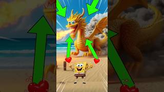 Spongebobs team becomes dragon monsters brawlstars Spongebob dragon dinosaur [upl. by Toni]