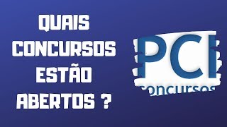 Como Encontrar Concursos Abertos no PCI Concursos [upl. by Anaiv600]