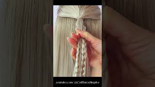 Easy amp Quick hairstyle good looking hairstyle trending braids [upl. by Mcgrody]