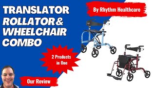 Translator Rollator amp Transport chair 2 in 1 [upl. by Akaya]