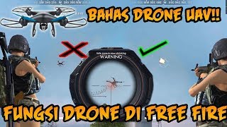 CCTV berjalan Fungsi Drone UAV di Free Fire Battlegrounds Indonesia HD [upl. by Lotsirk]