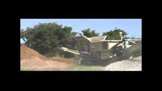 CONCASSEUR A MACHOIRES REV GCV 100 EN FRANCE  MOBILE JAW CRUSHER [upl. by Atiniuq]