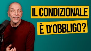 Luso del CONDIZIONALE per esprimere incertezza [upl. by Leiso]