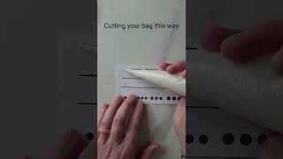 Perfecting Your Piping Technique Tips for Cutting Tipless Piping Bags [upl. by Gillie364]