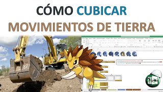 🚧CUBICAR MOVIMIENTOS DE TIERRA Planilla versión 20🌐📈 [upl. by Patrizio]