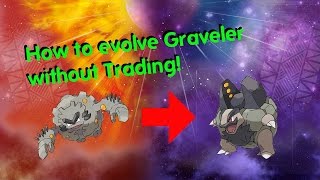 How to evolve Graveler without trading in Pokemon Sun Moon [upl. by Eelaras]