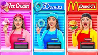 Cooking Challenge McDonald’s vs Ice Cream vs Donuts by Multi DO Challenge [upl. by Fisoi]