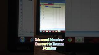 MS EXCEL  Number convert to Roman numberMs Excel [upl. by Yffub530]