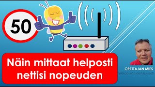 Näin mittaat nopeasti ja helposti nettiyhteyden nopeuden [upl. by Beebe]