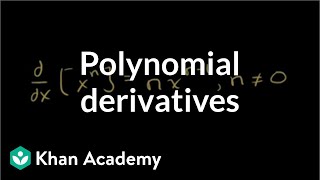 Differentiating polynomials  Derivative rules  AP Calculus AB  Khan Academy [upl. by Erehc]