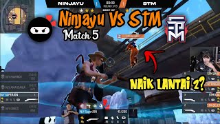 MATCH PENENTUAN NINJAYU Vs STM KOK NAIK LANTAI 2 [upl. by Ainnat]