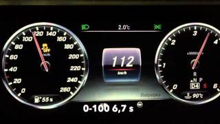 MercedesBenz S350d L 4MATIC 2016  01000200 kph acceleration beschleunigung przyspieszenie [upl. by Llenad]