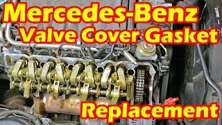 Mercedes Benz VALVE COVER GASKET Replacement MADE EASY  Mercedes Benz S Class S500 W220 M113 Engine [upl. by Nayrbo]