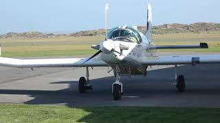 Whanganui Airport  Ravensdown Aerowork  Pacific Aerospace Cresco 08600 ZKLTJ engine shutdown [upl. by Storm]