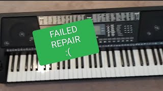 Mk939 Knox 61 key keyboard NO SOUND repair FAILURE [upl. by Sedgewick]