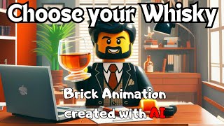 Incredible Lego Animated video created with AI of your favorite Whisky Brands [upl. by Neenaj]