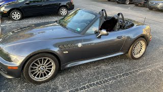 2001 BMW Z3 • 30 Roadster 2D Silent Honks [upl. by Yriek]