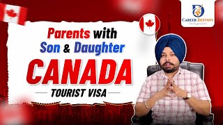 Canada Tourist Visa With Parents Son and Daughter  Canada New Big Update 2024 😱😱 [upl. by Aros774]