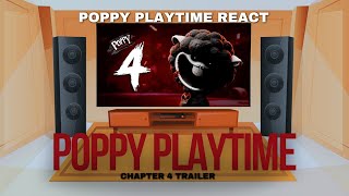 Poppy Playtime React  Poppy Playtime  Chapter 4 Trailer  Gacha Club [upl. by Gladwin]