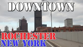 Rochester  New York  4K Downtown Drive [upl. by Karole]