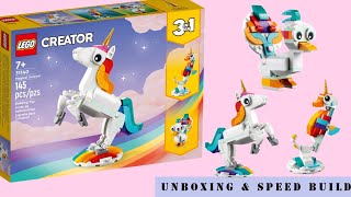 LEGO Creator ALL 3 in 1 SETS Compilation of 31140 Unboxing amp Speed Build [upl. by Philana15]