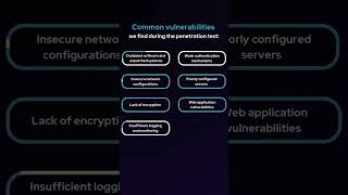 9 Common Vulnerabilities We Can Find During a Penetration Test [upl. by Ahsercel]