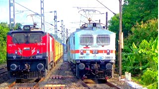 Dangerous Trains speeding through Howrah MainLine ♥️ Unique High Speed Trains of India train [upl. by Eelaras]