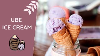 Making Ube Ice Cream 🍦with Bruno Ice Cream Maker Filipino Desserts [upl. by Bakeman462]