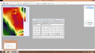 IDRISI TEMPERATURE MAP IMAGE CALCULATOR [upl. by Ahsak]