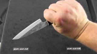 719023 Mikihisa Banno Hocho Petty Small AllPurpose Knife [upl. by Atsillac]