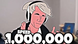 xQc Clap SPEED 1000000X [upl. by Vernen]